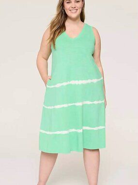 Lane Bryant Swing V-Neck Tank Dress size 26/28